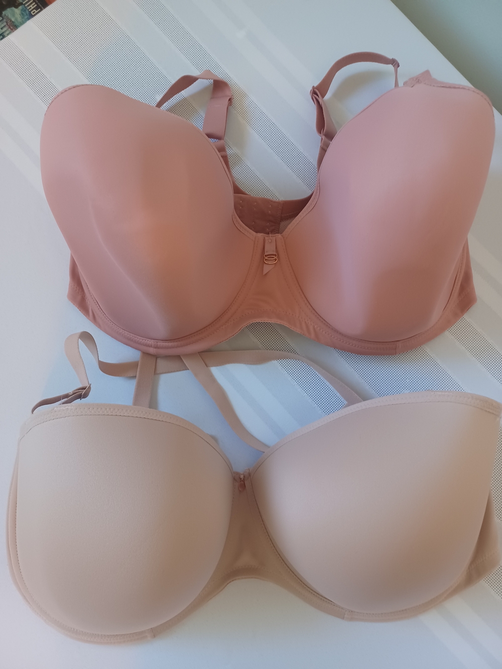 2 Elomi Bras 4300 Strapless/convertible Sahara Beige, 8722 Bijou Underwire Rose